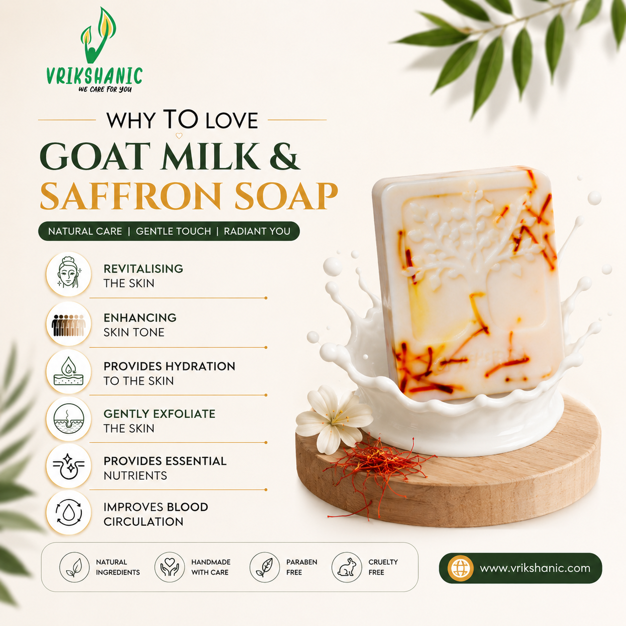 GOAT MILK & SAFFRON SOAP
