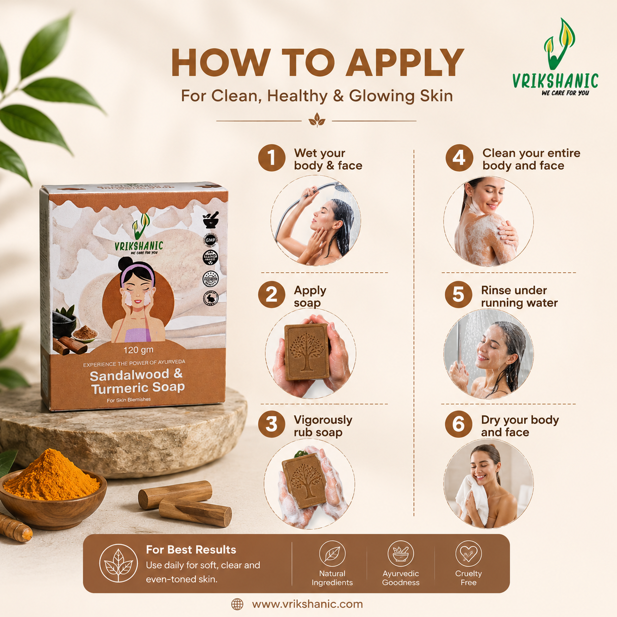 Sandalwood-Turmeric Soap