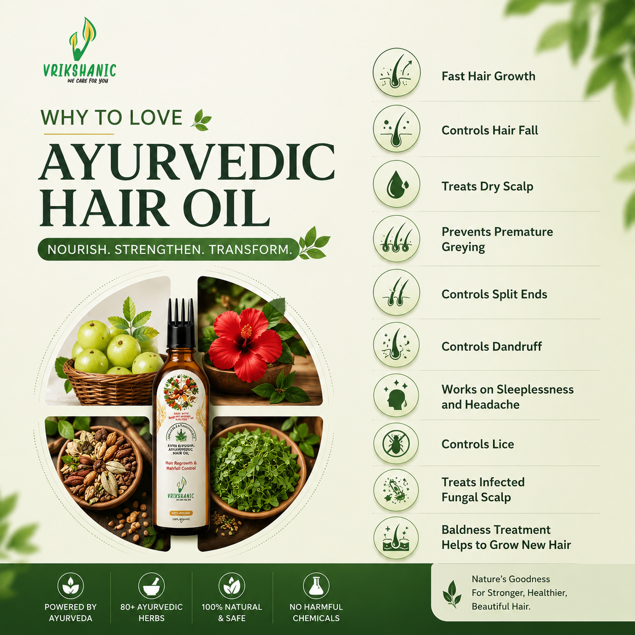 All in one Ayurvedic Hair Oil