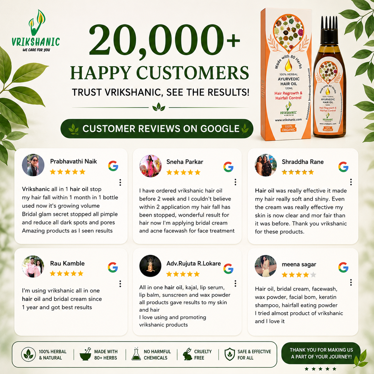 All in one Ayurvedic Hair Oil
