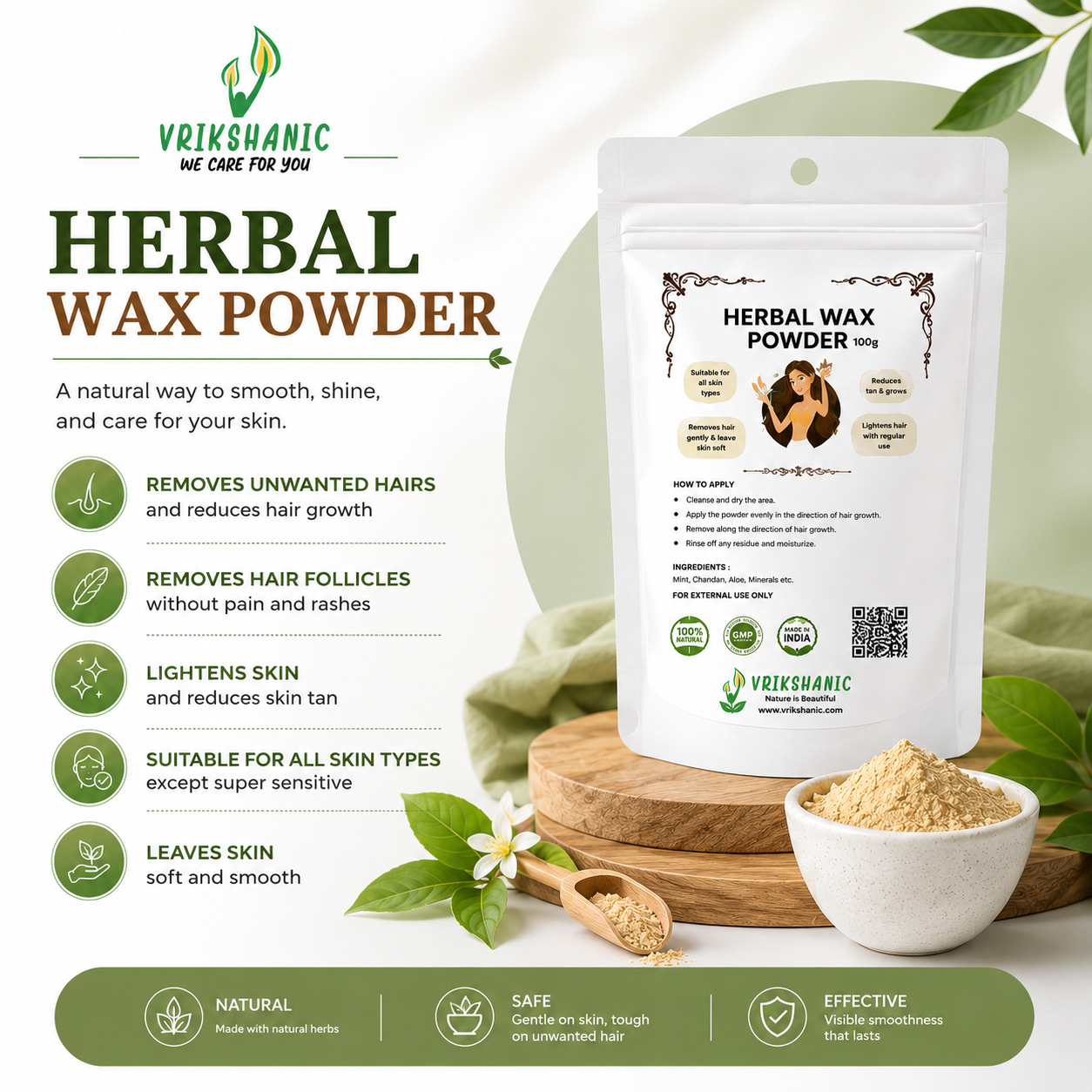 Herbal Wax Powder