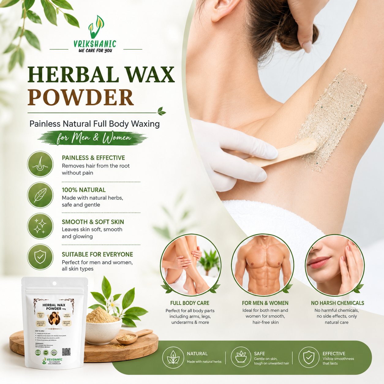 Herbal Wax Powder