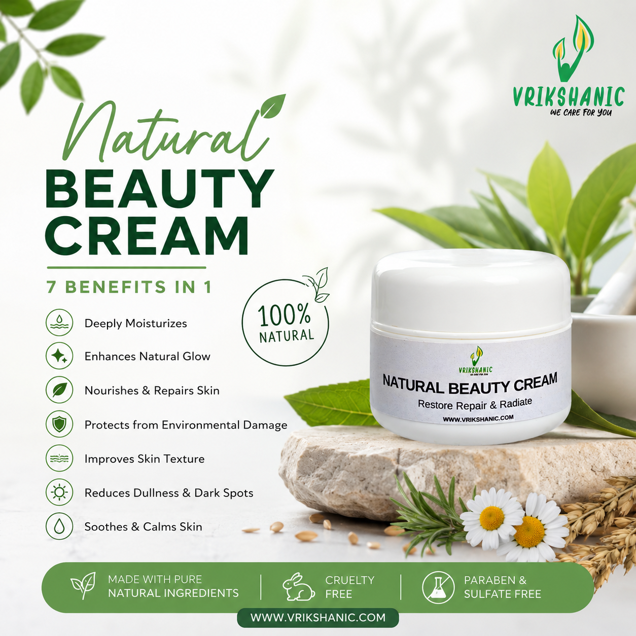 Natural Beauty Cream