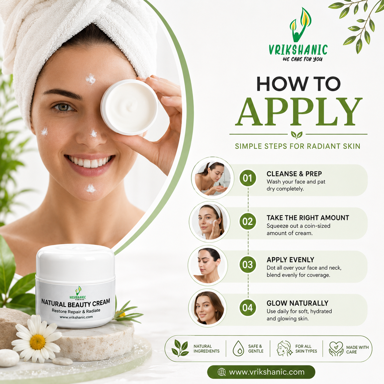 Natural Beauty Cream