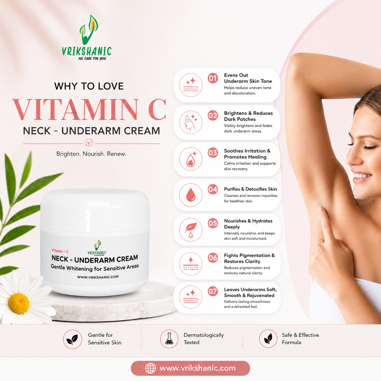 VITAMIN-C UNDERARM WHITENING CREAM
