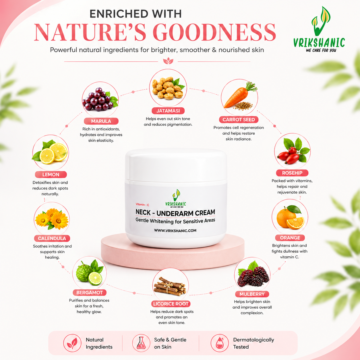VITAMIN-C UNDERARM WHITENING CREAM