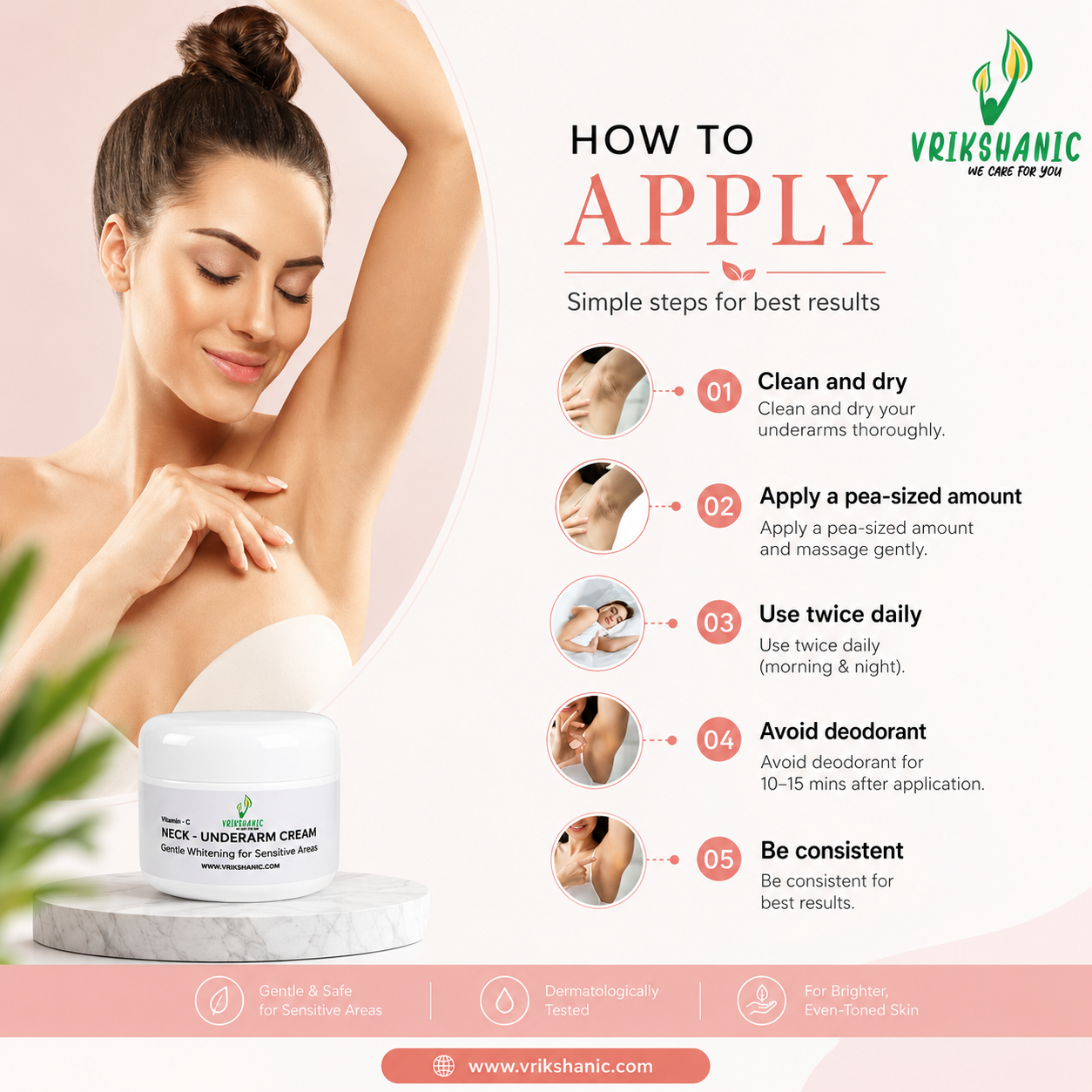 VITAMIN-C UNDERARM WHITENING CREAM