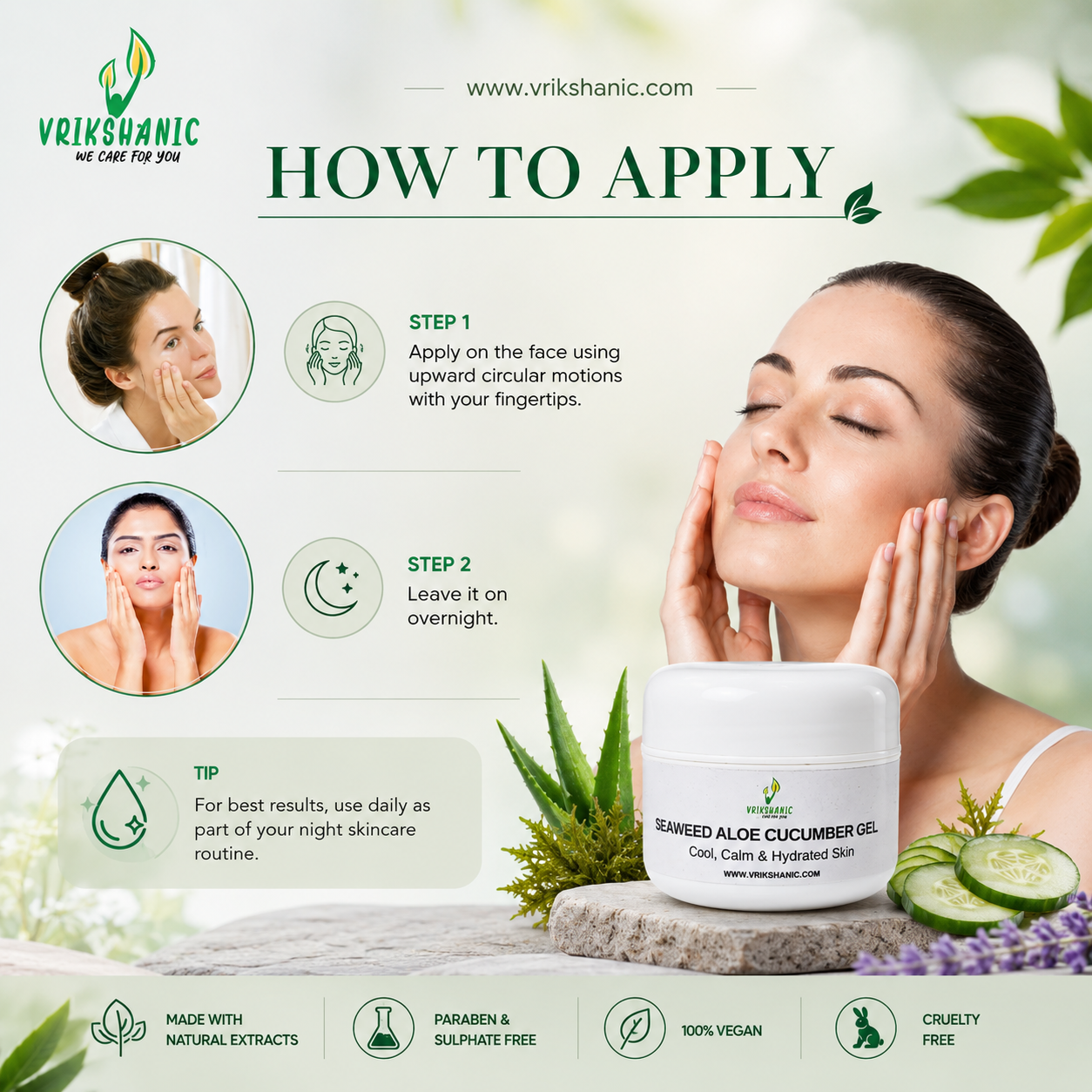 Aloe vera - Cucumber - Seaweed