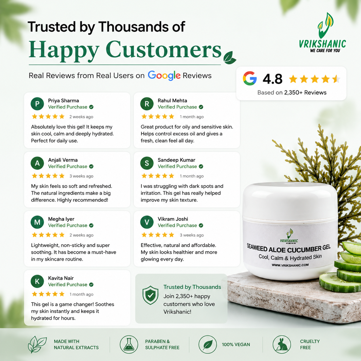 Aloe vera - Cucumber - Seaweed
