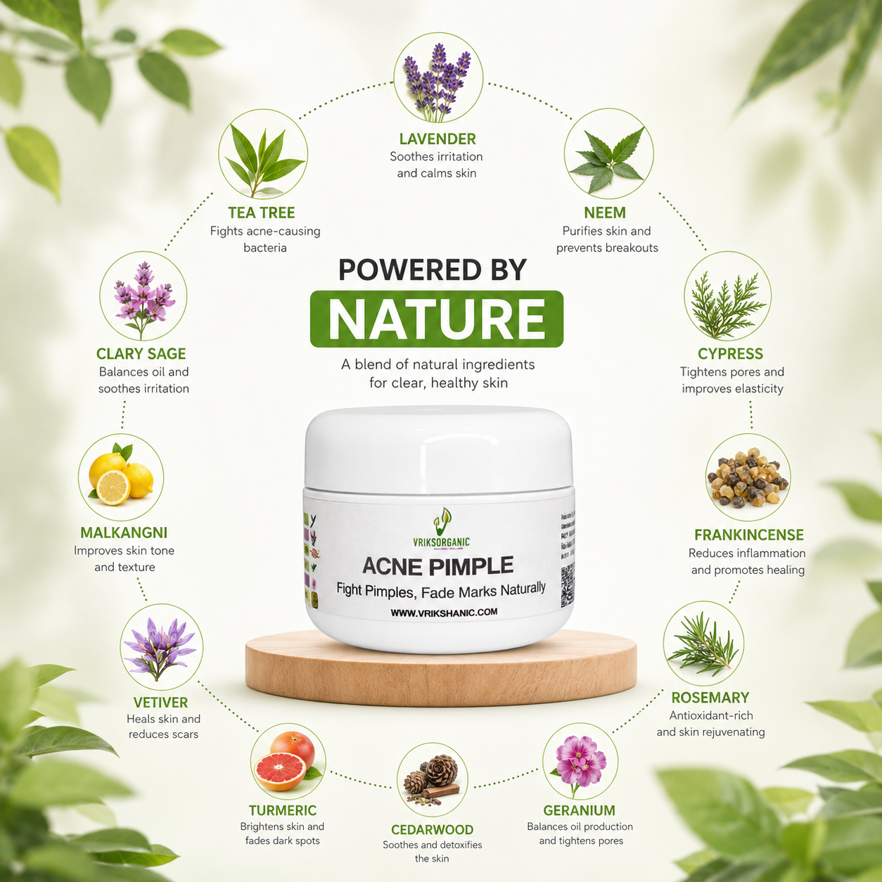 Acne Pimple Cream - Vrikshanic