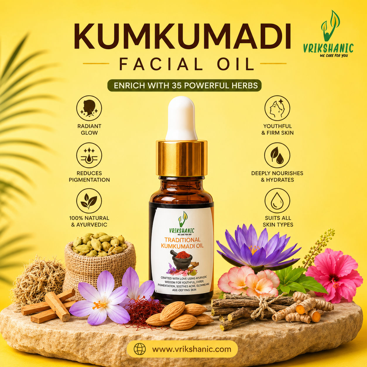 Traditional Kumkumadi Oil