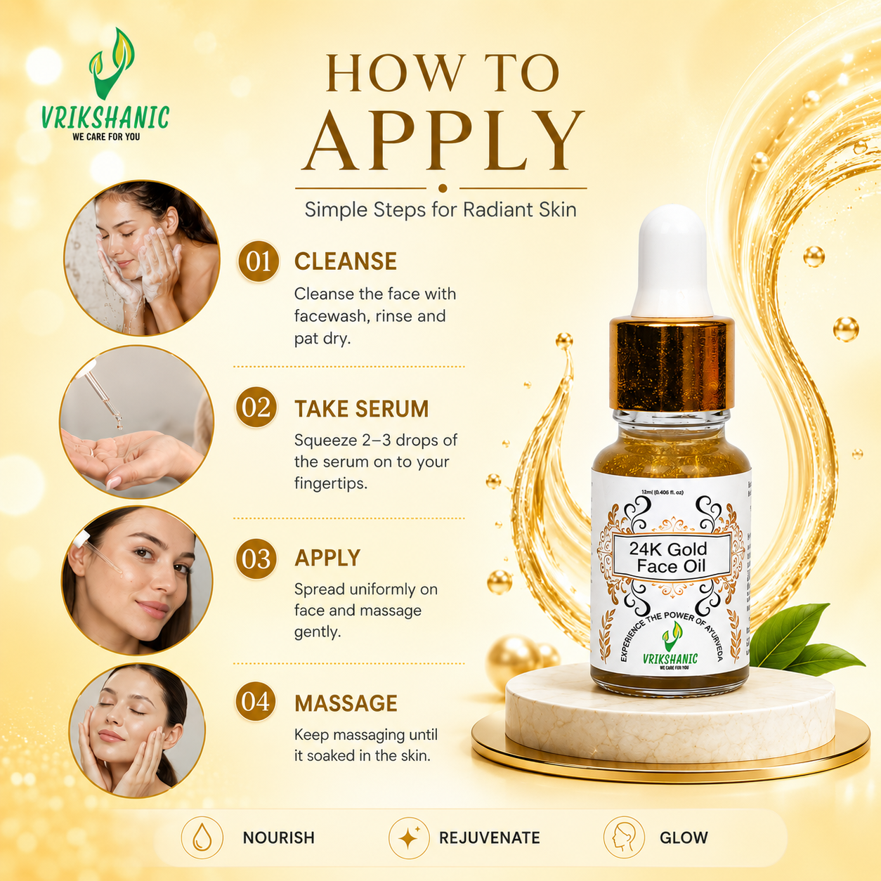 24k Gold Face Oil
