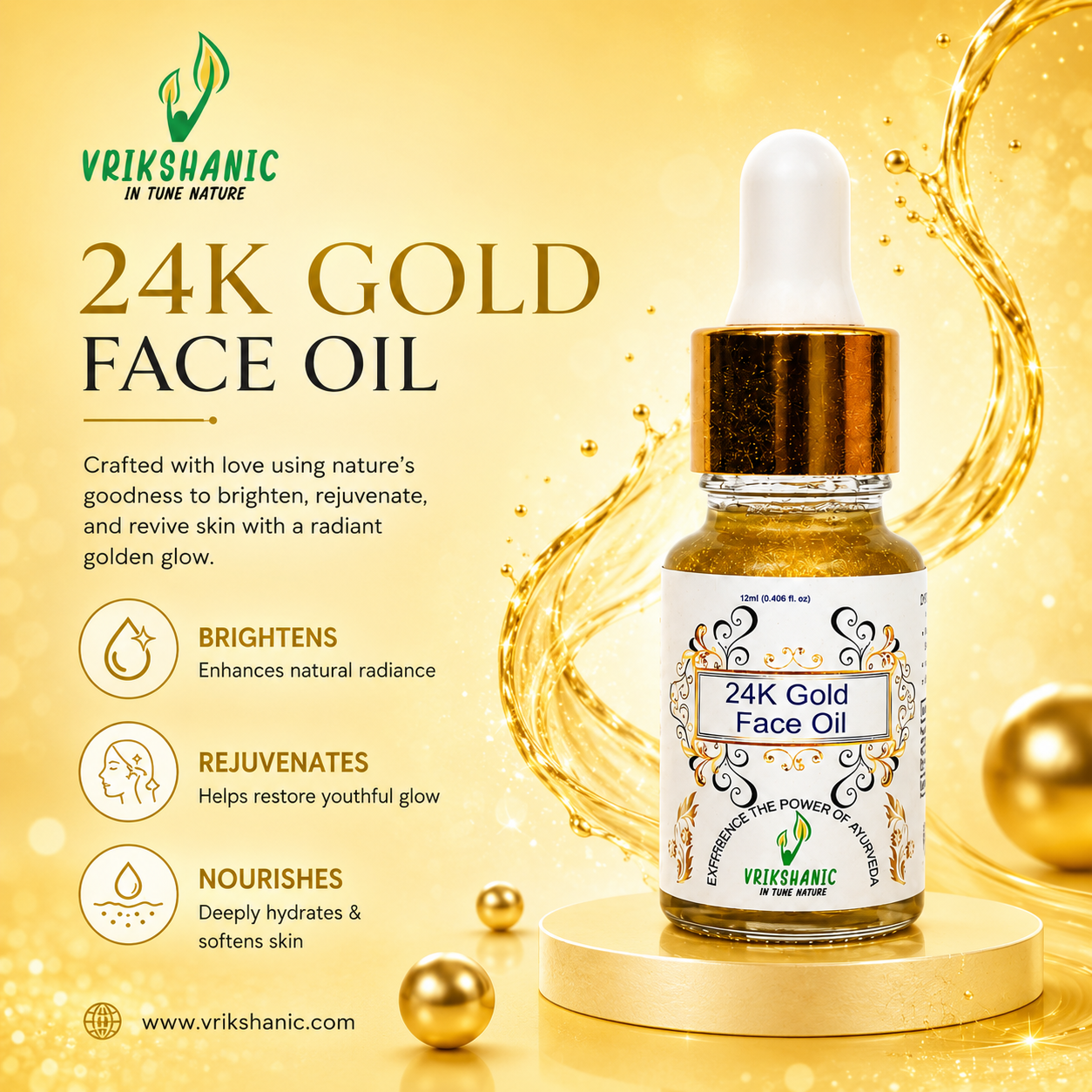 24k Gold Face Oil
