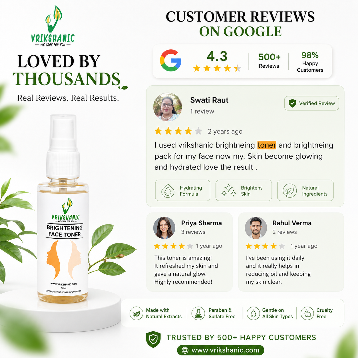 Brightening Face Toner