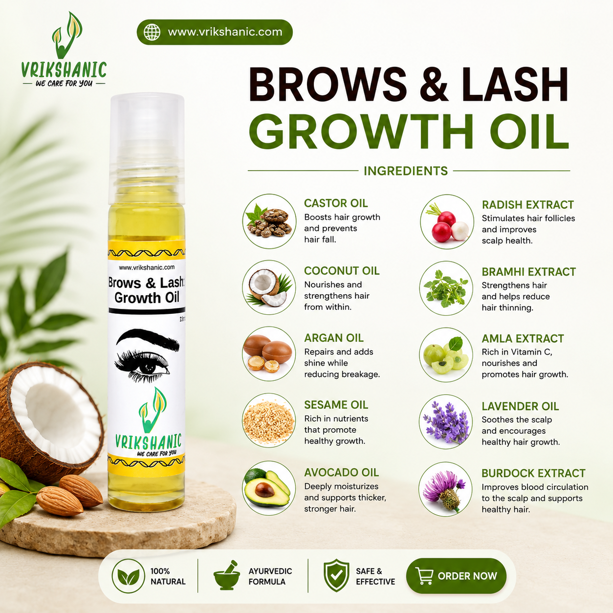Brows & Lash Growth Oil