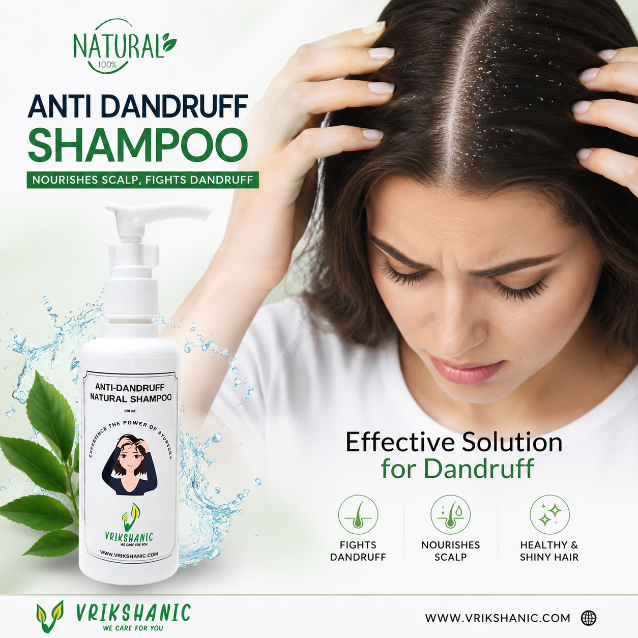 Anti-Dandruff Natural Shampoo