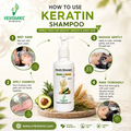 Keratin Smooth & Straight Hair Shampoo - Vrikshanic