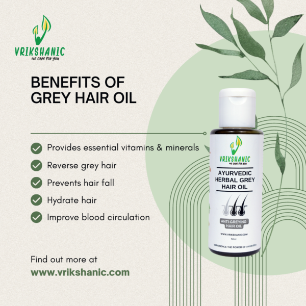 Ayurvedic Herbal Grey Hair Oil