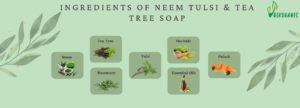Neem Tulsi & Tea Tree Soap