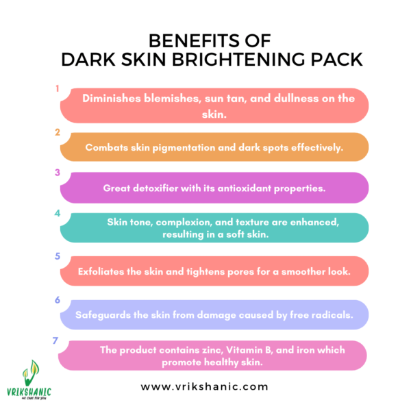 Dark Skin Brightening Pack